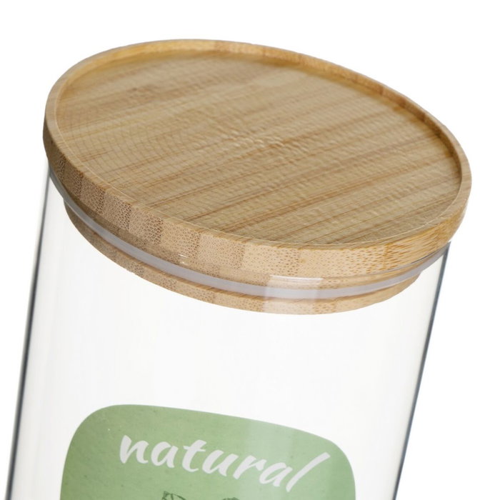 BigBuy Home Pots Transparent Naturel 1 L (3 Unités) BigBuy Home Pots Transparent Naturel 1 L (3 Unités)