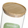 BigBuy Home Pots Transparent Naturel 1 L (3 Unités)