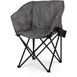 Kampa TUBB Chair Grey - Fauteuil pliable rembourré Gris