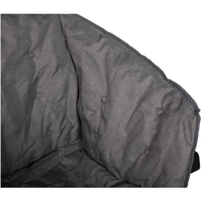 Kampa TUBB Chair Grey - Fauteuil pliable rembourré Gris