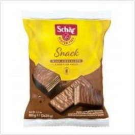 SCHAR Snack au Chocolat et à la Noisette, lot de 3 unités