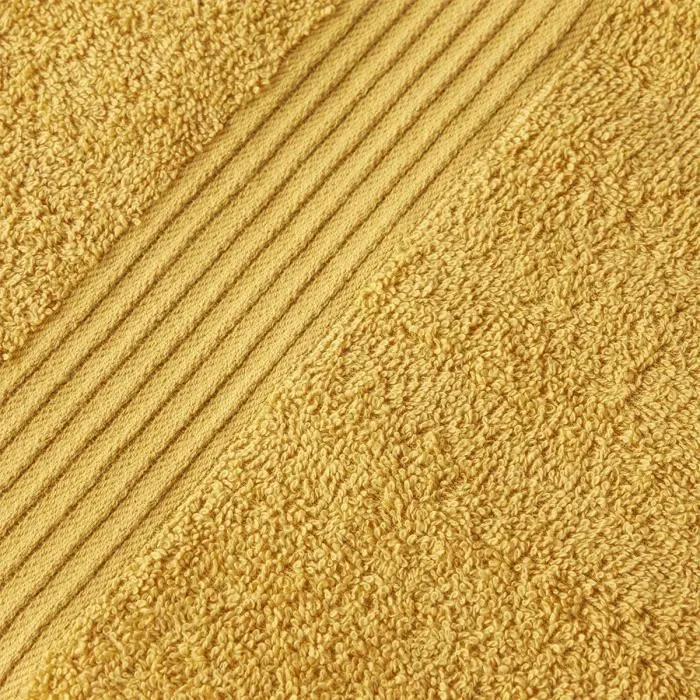 Today Essential - Maxi drap de bain 90 x 150 cm en coton 450 g/m² - Ocre - 100% Coton qualité supérieure