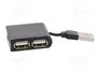 DIGITUS Hub USB 2.0 avec 4 ports USB A, noir