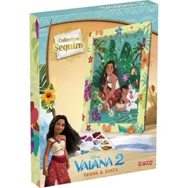 Lansay Kit loisir créatif Collection sequins - Vaiana & Simea - Dès 7 ans