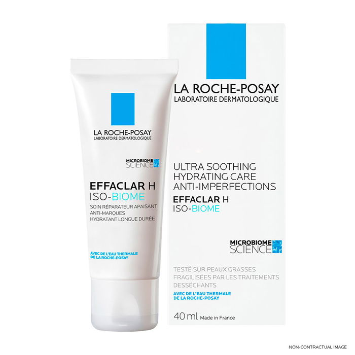 La Roche Posay EFFACLAR H ISO-BIOME Crème hydratante visage peaux grasses tendance acnéique 40 ml La Roche Posay EFFACLAR H ISO-BIOME Crème hydratante visage peaux grasses tendance acnéique 40 ml