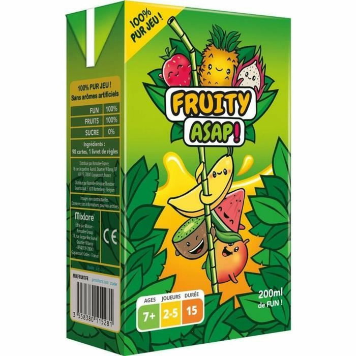 Asmodee Fruity Asap - Jeu de rapidité Asmodee Fruity Asap - Jeu de rapidité