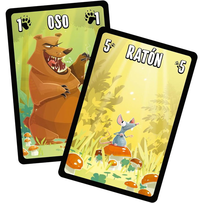 SD GAMES - Juego Otro Dia Sera - Jeu de cartes stratégique en espagnol pour 2 à 5 joueurs - Durée de partie 15-20 min - Thème animaux et prédation