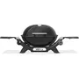 Weber Q1200N - Barbecue à gaz 1 brûleur - 2,94 kW - Fonte émaillée - 2 tablettes amovibles - Surface cuisson 46x36 cm - Compatible Weber Connect