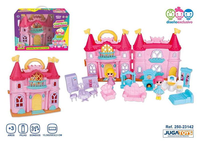 Jugatoys - minilove Mini Château de Princesses avec lumières et sons