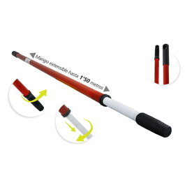 Hidalgo Manche métallique extensible 86-150 cm filetage ø22 mm