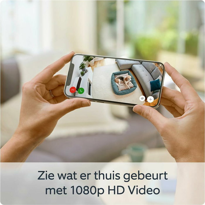 Ring Caméra de surveillance intérieure 2ème génération HD 1080p, Blanc