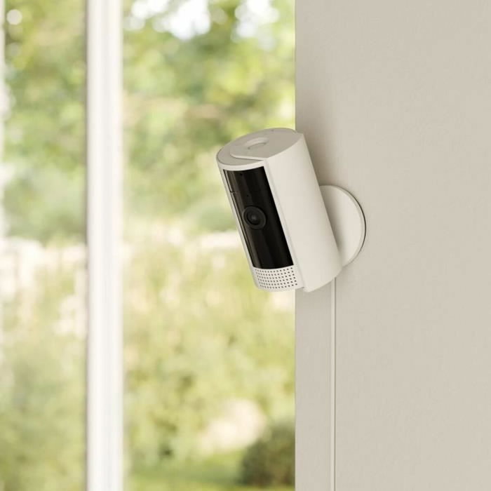 Ring Caméra de surveillance intérieure 2ème génération HD 1080p, Blanc