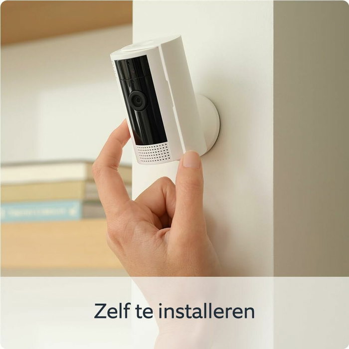 Ring Caméra de surveillance intérieure 2ème génération HD 1080p, Blanc