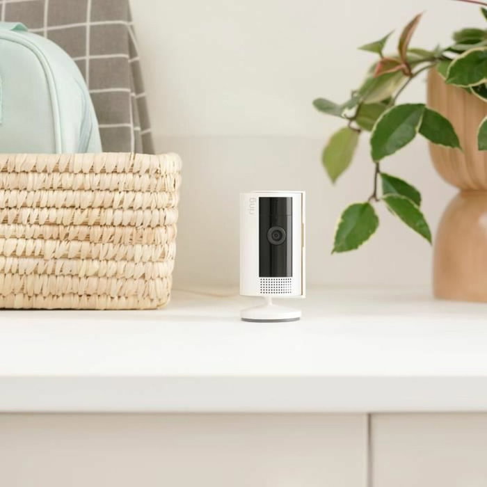 Ring Caméra de surveillance intérieure 2ème génération HD 1080p, Blanc