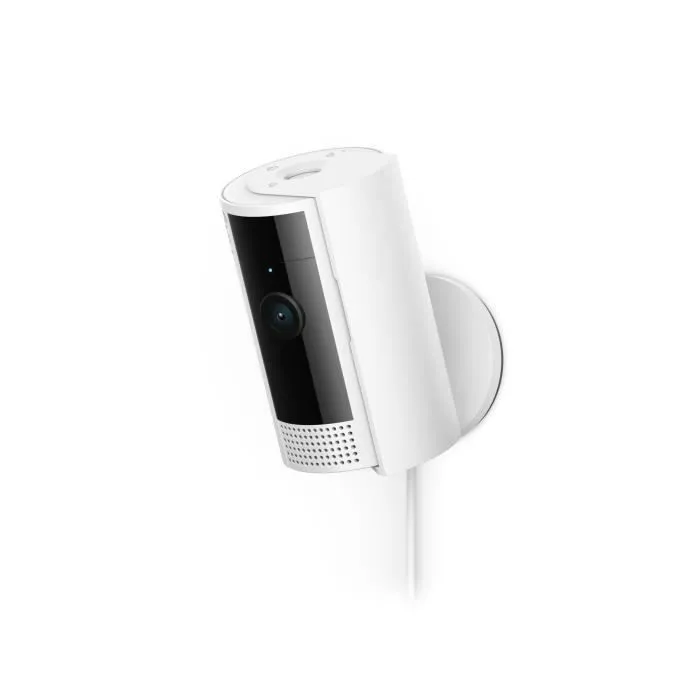 Ring - Caméra de surveillance intérieure Blink Mini 2ème génération, vidéo HD 1080p, audio bidirectionnel, pour la maison, blanc - Compatible application Blink