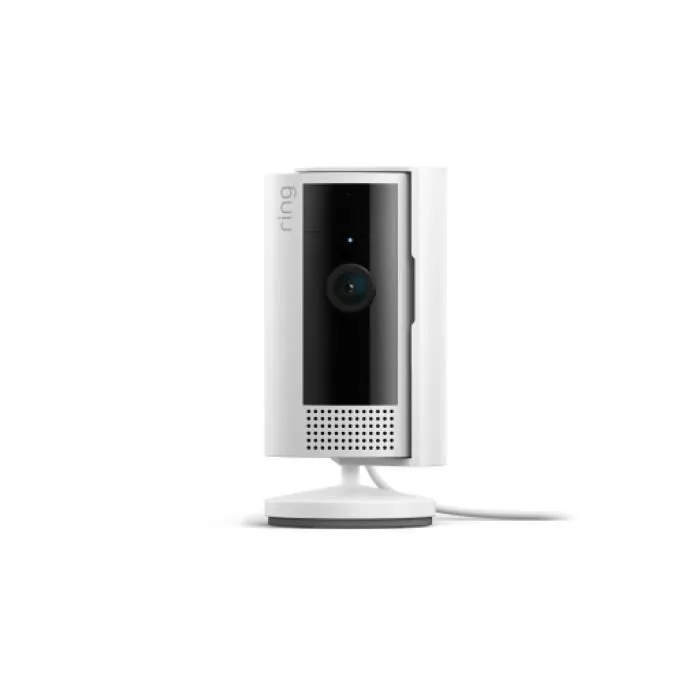 Ring - Caméra de surveillance intérieure Blink Mini 2ème génération, vidéo HD 1080p, audio bidirectionnel, pour la maison, blanc - Compatible application Blink