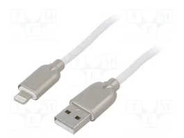 GEMBIRD Câble Lightning USB 2.0 vers USB A, 2 m, blanc