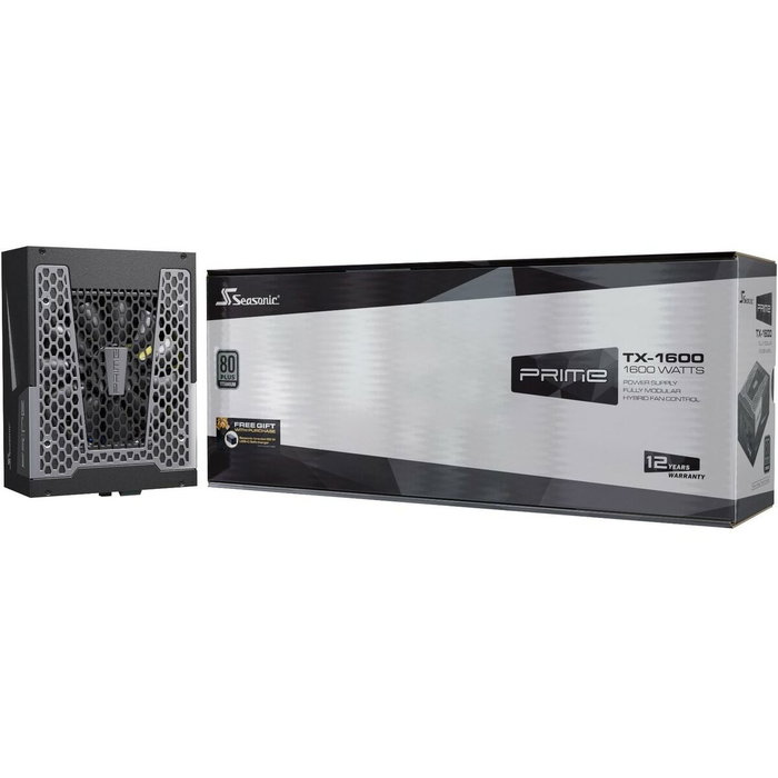 Bloc d’Alimentation SeaSonic PRIME-TX-1600-ATX30 6 W 125 W 80 PLUS Titanium Bloc d’Alimentation SeaSonic PRIME-TX-1600-ATX30 6 W 125 W 80 PLUS Titanium