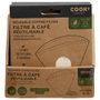 Cook Concept Lot de 2 filtres à café réutilisables en coton n°4