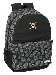 Safta Mochila adapt.carro One Piece Pirates, sac à dos enfant 30 x 46 x 14 cm, recommandé à partir de 3 ans