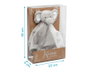 KioKids Doudou Éléphant Gris pour Bébés Peluche de Confort Dolci Amici 30 cm