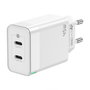 Chargeur mural Aisens ASCH-45W2P005-W Blanc 45 W