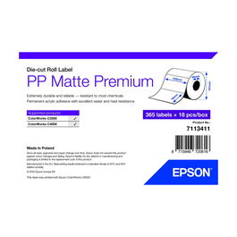 Papier pour imprimante Epson 7113411 Blanc (18 Unités)