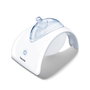 Beurer IH-40 Inhalateur Ultrasonique Silencieux avec Masques pour la Famille - Chambre de Nébulisation Bleue et Flux d'Air Réglable