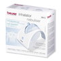 Beurer IH-40 Inhalateur Ultrasonique Silencieux avec Masques pour la Famille - Chambre de Nébulisation Bleue et Flux d'Air Réglable