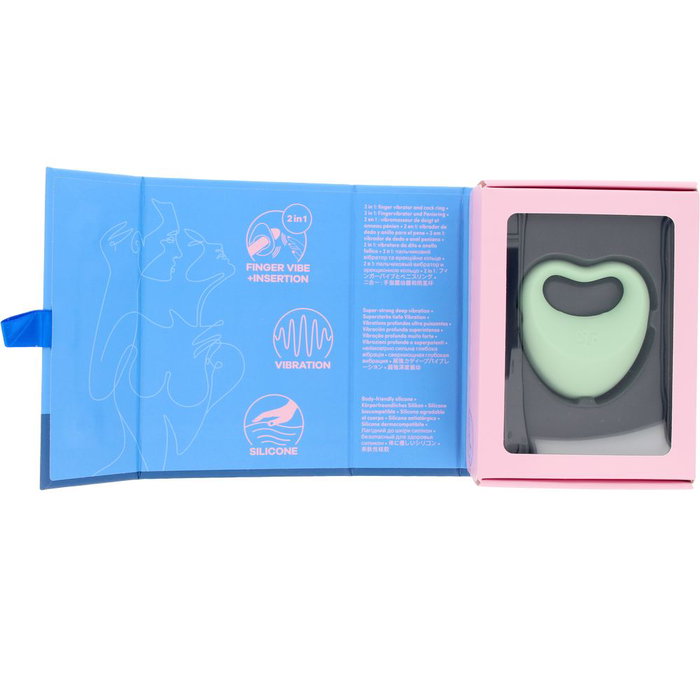 Satisfyer Perfect Pair 3 Vibromasseur Vert 12 Modes de Vibrations 2 en 1 IPX7