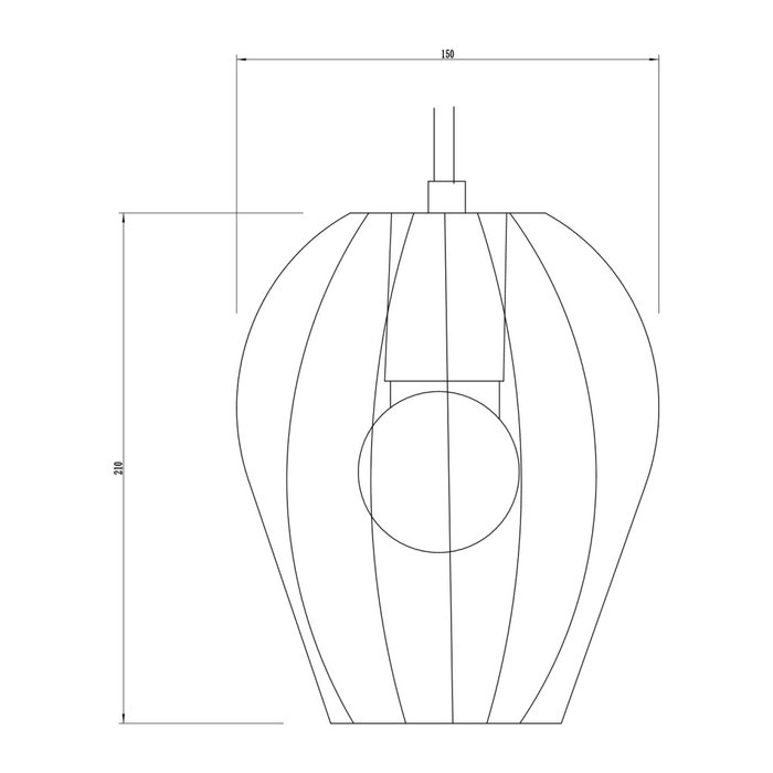 Lampe À Suspension Dasoguz Saidpur Crystal en Acier, Ø150 x 210 mm Lampe À Suspension Dasoguz Saidpur Crystal en Acier, Ø150 x 210 mm