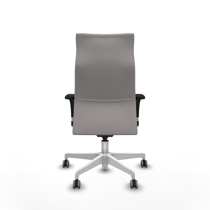 Piqueras Y Crespo Sillón Albacete Blanc avec mécanisme Synchro et accoudoirs 1D
