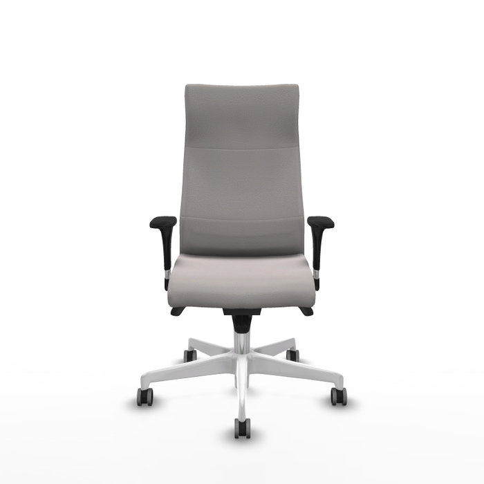 Piqueras Y Crespo Sillón Albacete Blanc avec mécanisme Synchro et accoudoirs 1D