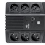Coolbox Scudo3 800 VA LCD 6 Prises Schuko UPS Onduleur Ligne Interactive AVR 480W USB RJ-45