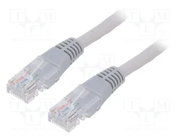 GEMBIRD Cordon de raccordement Cat 5e U/UTP RJ45 3m gris