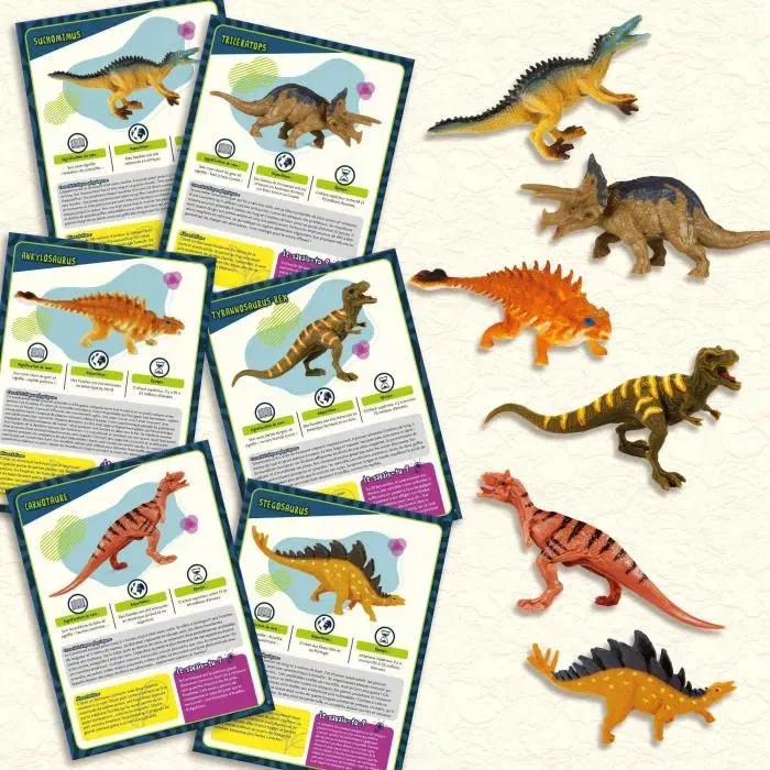 Lisciani Giochi Un Mois Avec les Dinosaures - Kit Scientifique I'M A GENIUS - 31 Dinosaures à Collectionner pour Enfants 8 Ans et Plus Lisciani Giochi Un Mois Avec les Dinosaures - Kit Scientifique I'M A GENIUS - 31 Dinosaures à Collectionner pour Enfants 8 Ans et Plus