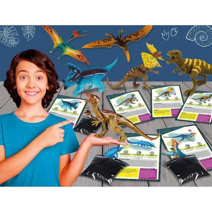 Lisciani Giochi Un Mois Avec les Dinosaures - Kit Scientifique I'M A GENIUS - 31 Dinosaures à Collectionner pour Enfants 8 Ans et Plus Lisciani Giochi Un Mois Avec les Dinosaures - Kit Scientifique I'M A GENIUS - 31 Dinosaures à Collectionner pour Enfants 8 Ans et Plus