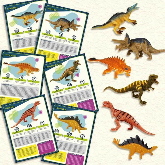 Lisciani Giochi Un mois avec les dinosaures - Kit Scientifique - 31 dinosaures