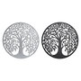 Décoration murale DKD Home Decor Arbre Métal Traditionnel (2 Unités) (40 x 1 x 40 cm)