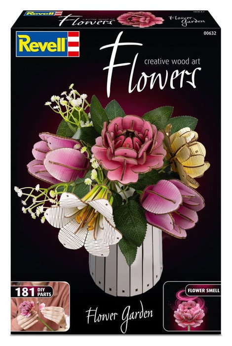 Revell Flower Garden - Fleurs en bois de 22 cm