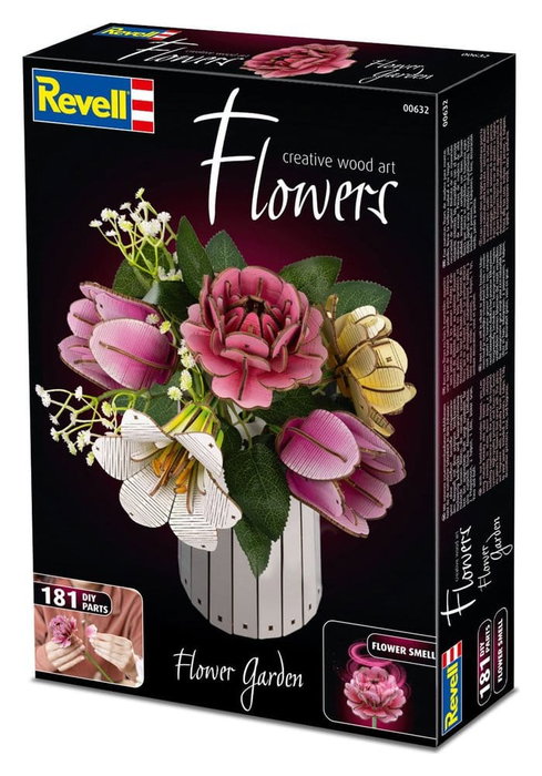 Revell Flower Garden - Fleurs en bois de 22 cm