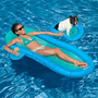 Bestway 43553 Colchoneta Hinchable Deluxe Flex' n Fold Playa y Piscina 171x94 cm