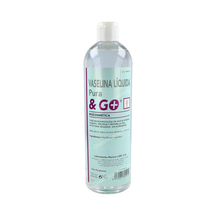 PHARMA & GO Vaseline Liquide 750ml - Émollient Hydratant pour la Peau PHARMA & GO Vaseline Liquide 750ml - Émollient Hydratant pour la Peau