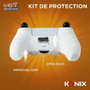 Konix Coque de Protection pour Manette DualSense PS5 - Silicone - Motif Konoha et Naruto - Blanc