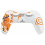 Konix Coque de Protection pour Manette DualSense PS5 - Silicone - Motif Konoha et Naruto - Blanc