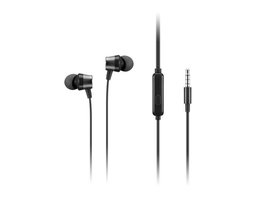 Lenovo Casque intra 110 dB, 32 Ohm, 100-20 KHz, avec microphone et embouts universels