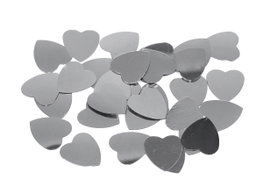 Innspiro Paillettes en forme de cœur argentées 18mm