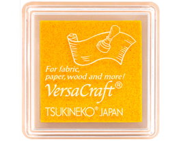 Tsukineko VERSACRAFT Tampon encreur textile jaune citron 33x33mm
