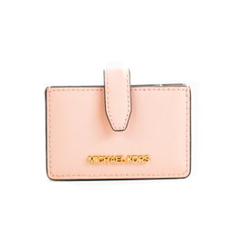 Michael Kors Porte-cartes Jet Set Travel 35F2GTVD0L Rose Blush en toile