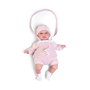 Antonio Juan Muñeca Baby Toneta Palabritas - Poupée bébé parlante avec porte-bébé, 34 cm - Son, lumière, 10 langues (dont Français) - Fonctionne avec piles
